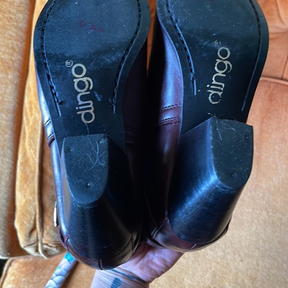 Vintage burgundy Dingo chunky ankle boots - Picture 8 of 8